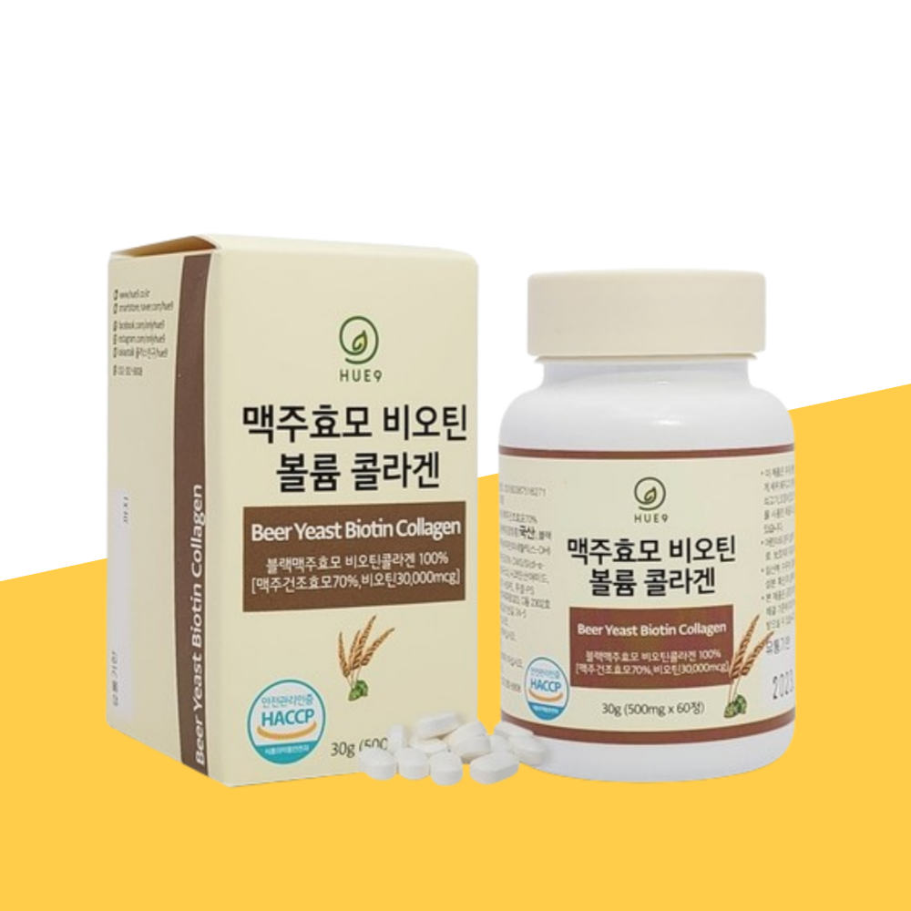 <b>약용효모</b> 독일맥주효모 베타글루칸 고순도 맥주효모환 60정