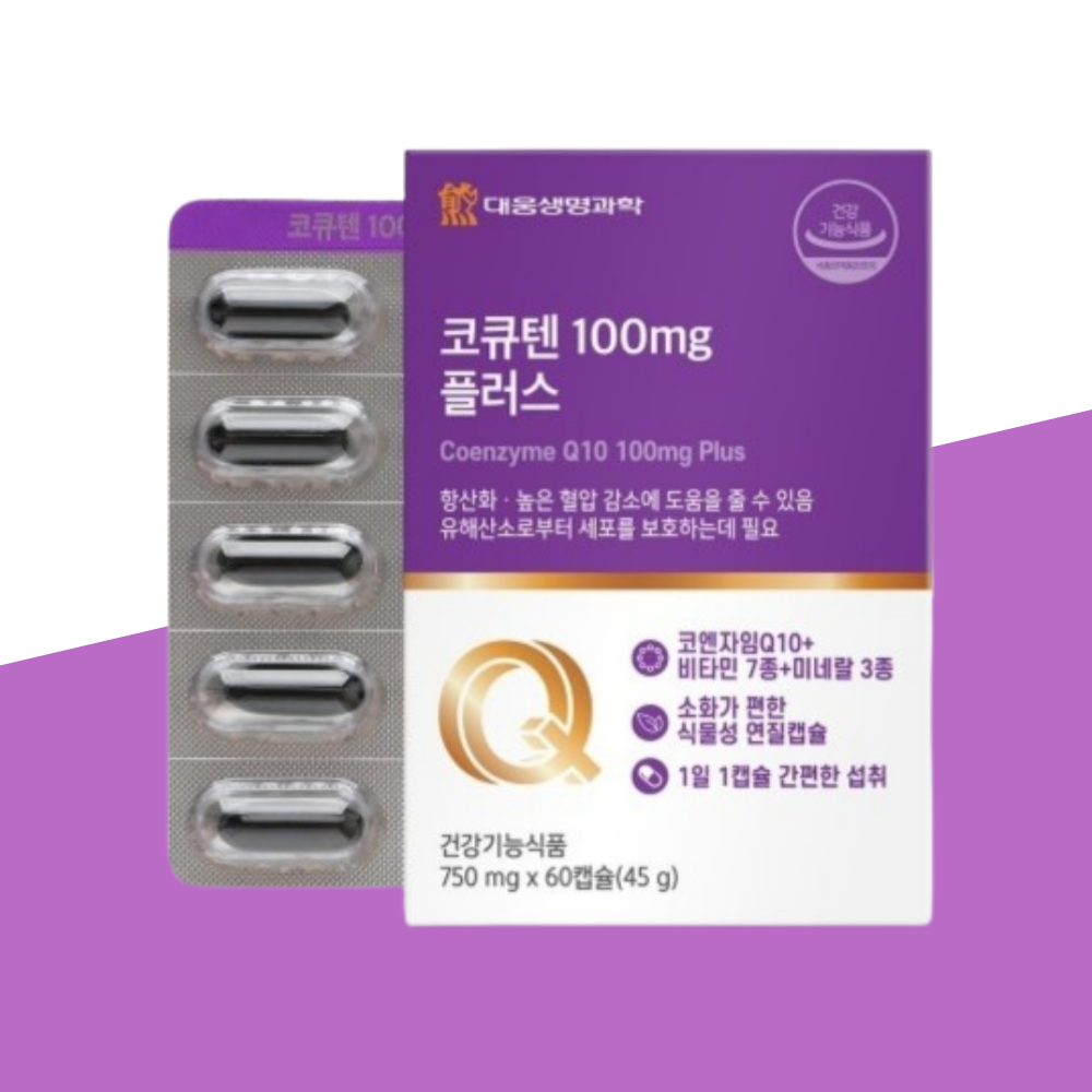 <b>대웅제약</b>코큐텐 코엔자임Q10 <b>임신</b>준비 750mg x 60캡슐