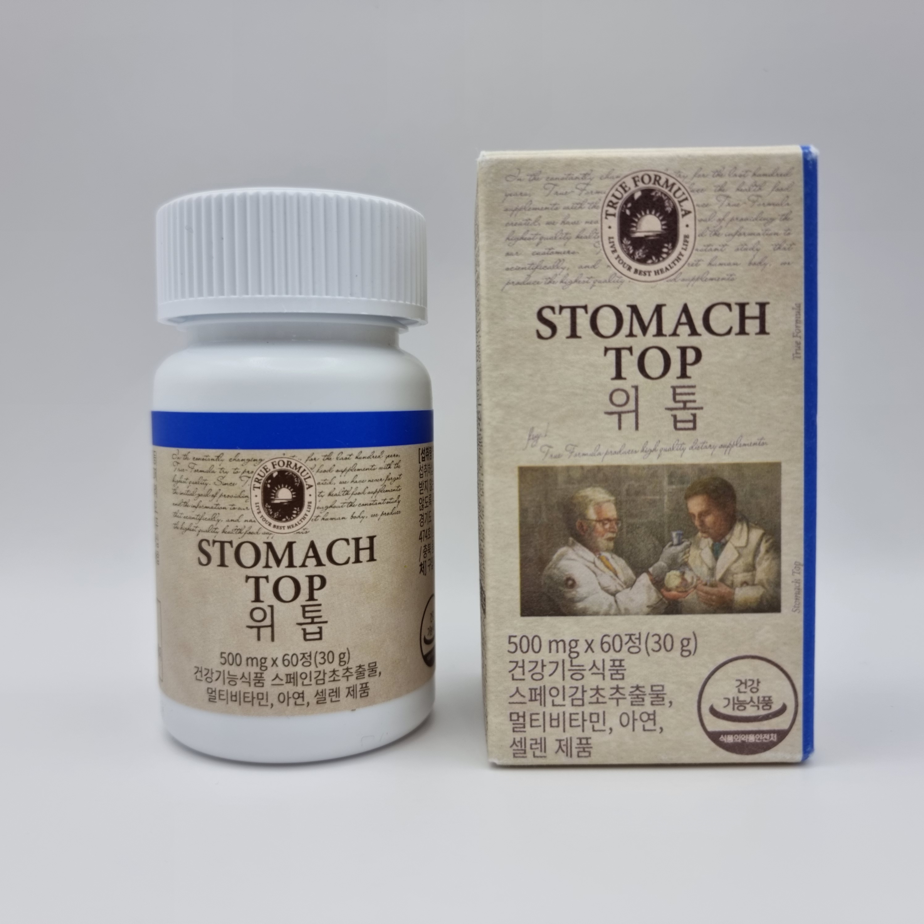 트루포뮬러 <b>위톱</b> 위 점막 보호 위 건강에 도움 1박스 60정