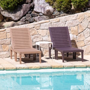 틸트 라탄 야외 테라스 해변 수영장 비치 썬베드 의자