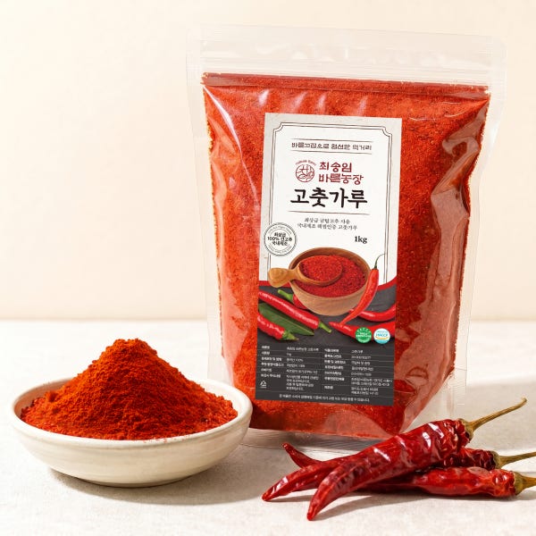 국내제조 HACCP 중국산 고추가루 조미 고춧가루 대용량 업소용 1kg