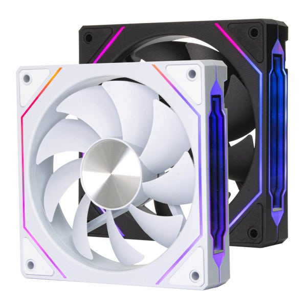 컴튜 프리즘 글로우 쿨링팬 컴퓨터팬 본체 리버스 팬 쿨러 120mm ARGB FAN