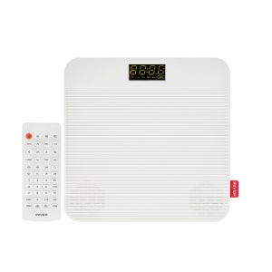 아이리버 무선 CD플레이어 IAW-300C 블루투스인아웃 CD리핑 시계 알림 고음질사운드 FM라디오 배터리내장 리모컨 USB 인테리어용