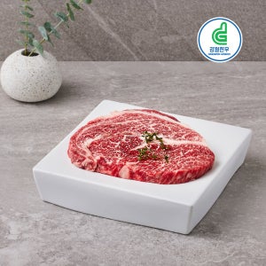 강원한우 등심 스테이크 300g, 1+등급 이상