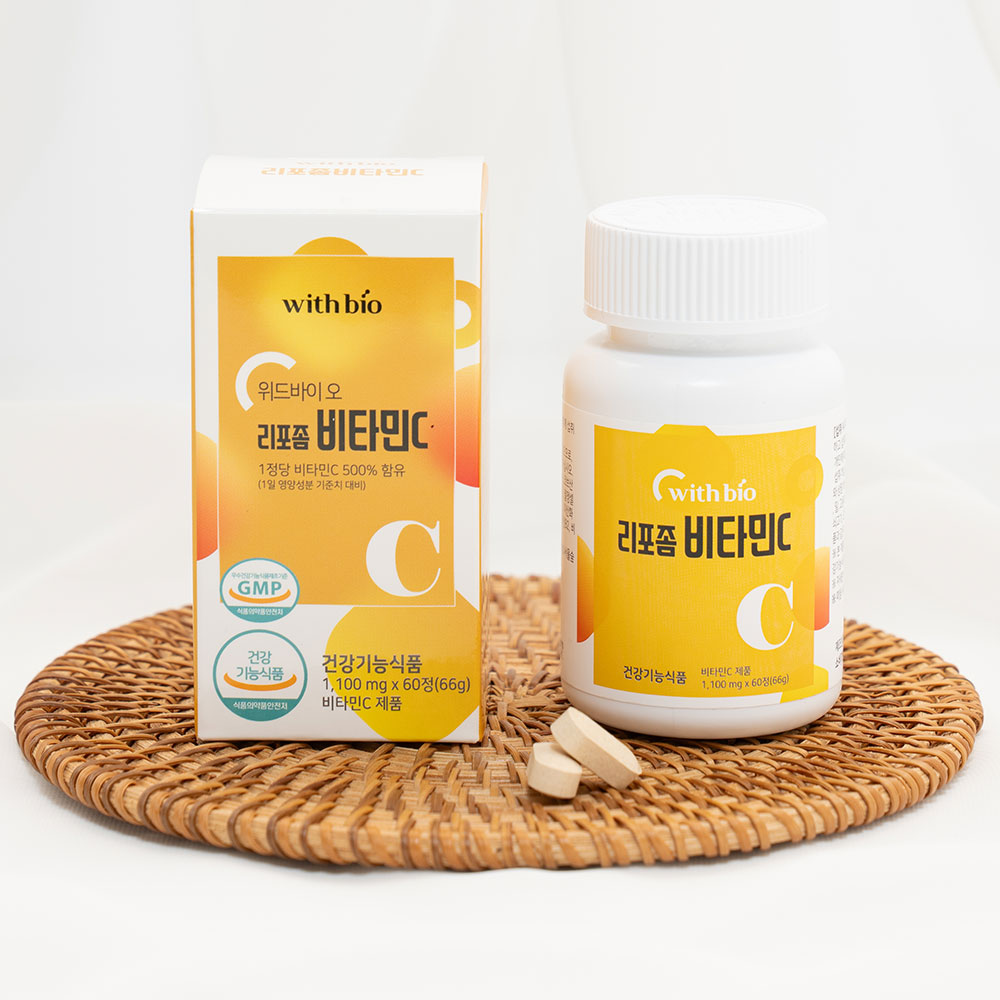 <b>위드</b>바이오 리포좀 비타민C 1,100mg 60정 2개월분