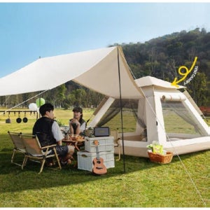 원터치텐트 그늘막 캠핑 타프 일체형 자동