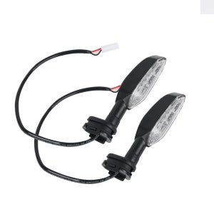 가와사키 야마하 R1 R3 R6 MT07 09 10 LED 방향지시등 깜빡이 턴시그널라이트 투명 한쌍