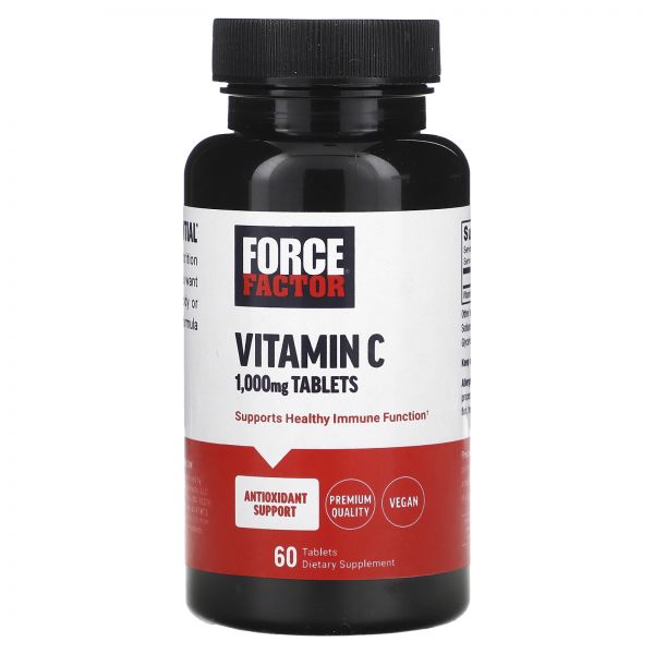 Force Factor 포스 팩터 Vitamin C 1000 mg 60 Tablets