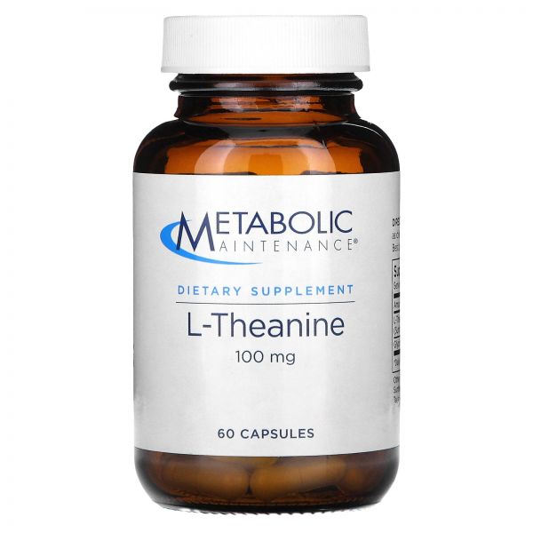 Metabolic Maintenance 메타볼릭 메인터넌스 LTheanine <b>100</b> mg 60 Capsules