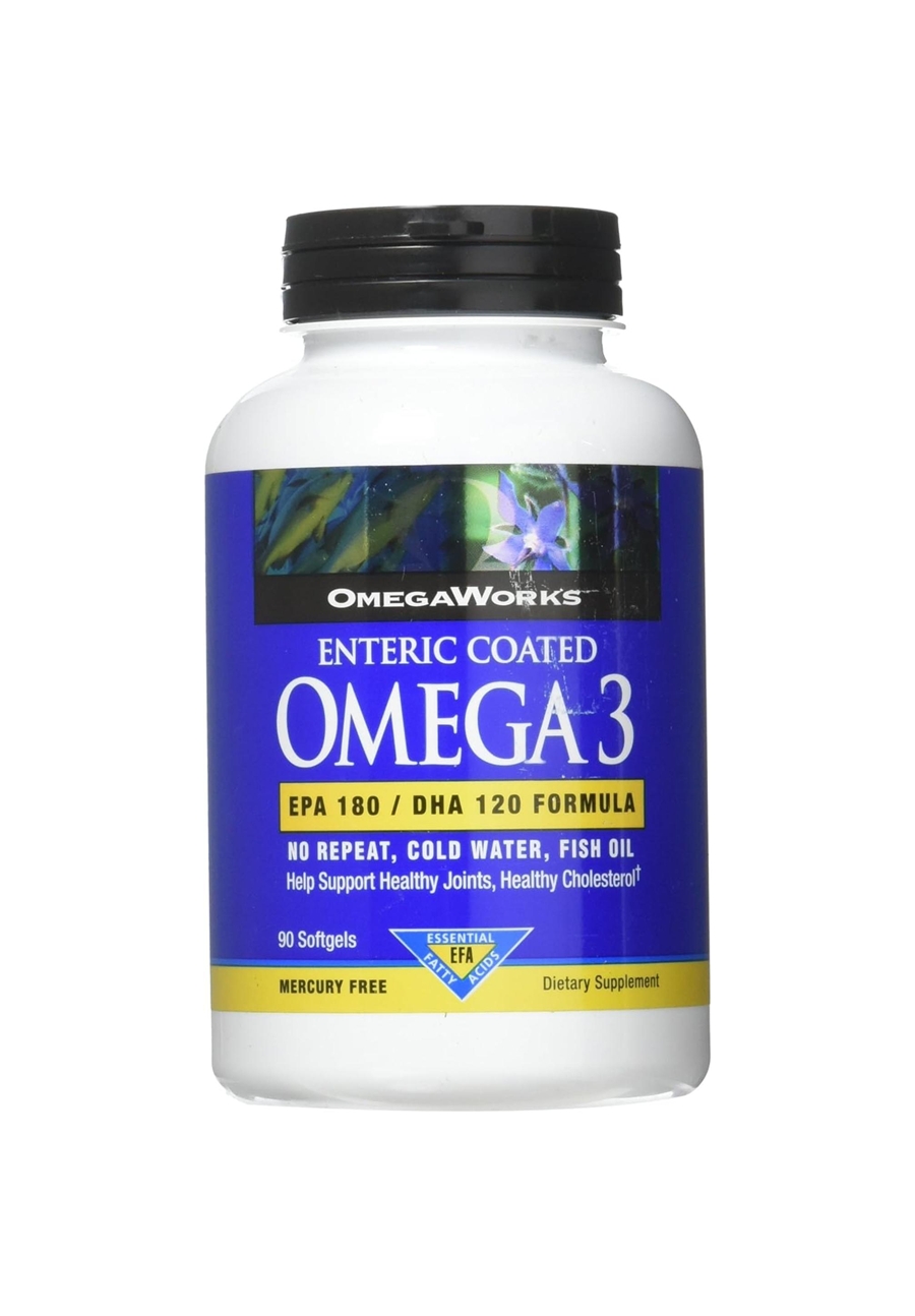 <b>오메가</b>웍스 <b>오메가</b>3 EPA 180 DHA 120 포뮬라 90소프트젤 피쉬오일