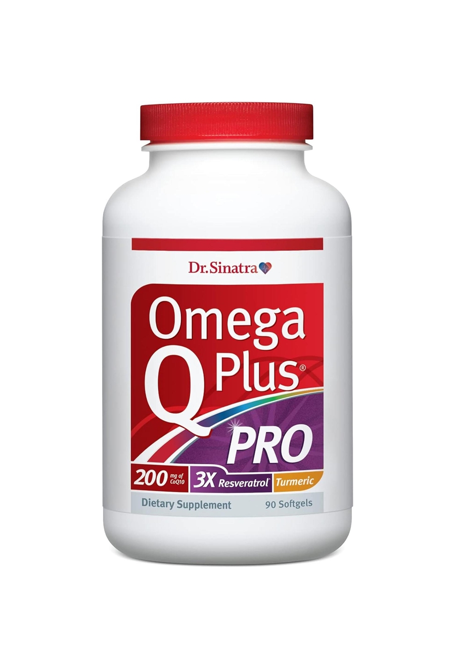 Dr. Sinatra <b>오메가 Q 플러스</b> 프로 코큐텐 <b>레스베라트롤</b> 90소프트젤 <b>오메가</b>3