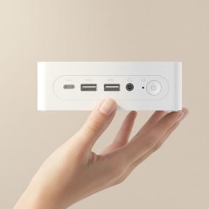 디클 미니 PC T12 화이트 WIN11 오피스365 N95 8G 128G 데스크탑 본체 가정용 사무용 주식용 초소형 컴퓨터