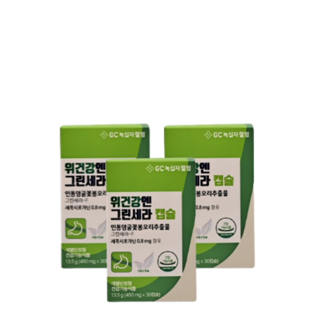 위건강엔 <b>그린세라F</b> <b>그린세라</b> <b>인동덩굴꽃봉오리추출물</b> 90캡슐
