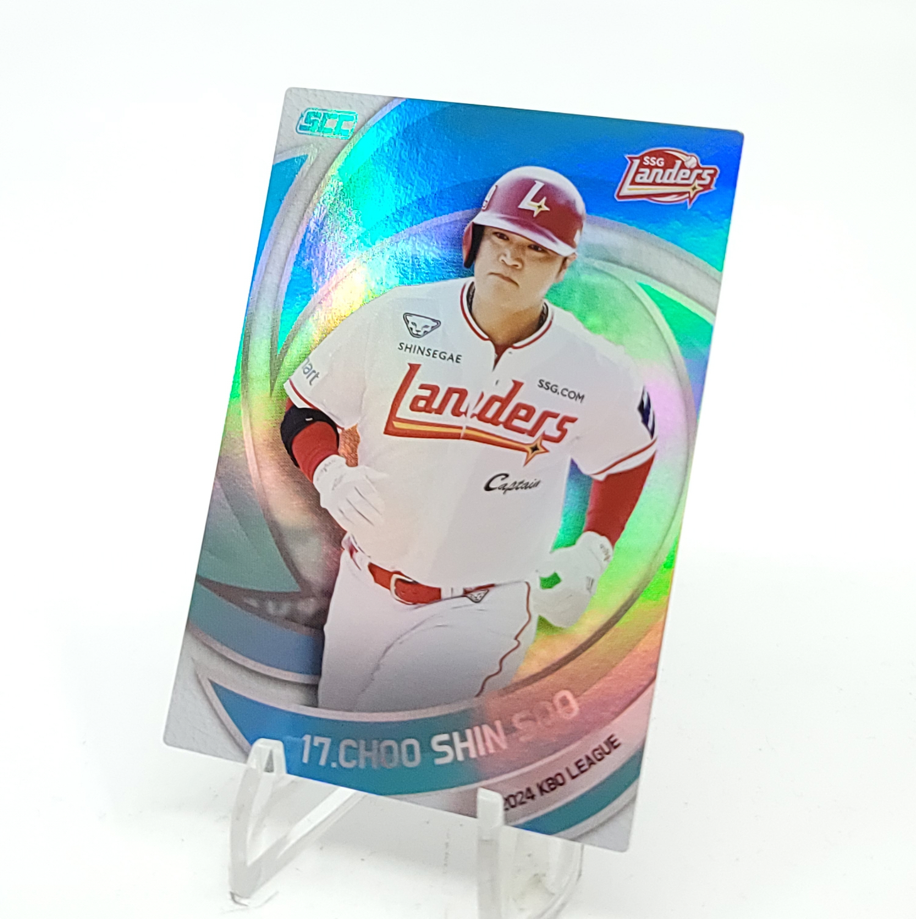 2024 SCC KBO 리그 카드 - SSG 추신수 - 민트 페러렐