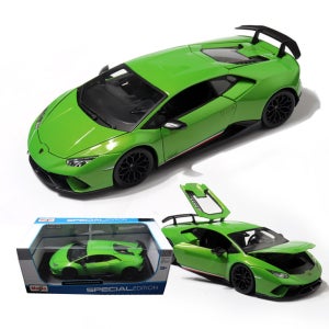 마이스토 1:18 람보르기니 우라칸 퍼포만테 그린 자동차 다이캐스트 미니카 모형