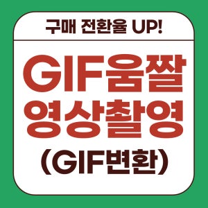 GIF제작 움짤 영상 촬영
