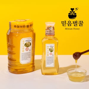 믿음벌꿀 천연 아카시아꿀 축산물품질평가원 1등급판정 2.4kg, 1개