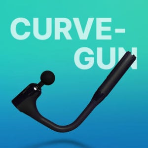 휴플러스 프리미엄 커브건 목 어깨 등 안마기 마사지건 C11