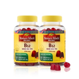 네이처메이드 비타민B12 구미 120구미, 2개
