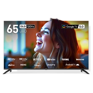 프리즘 165cm (65인치) 4K UHD 구글 고해상도 스마트 TV 1등급 거실 호텔