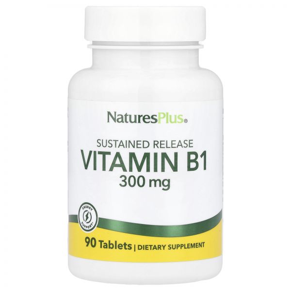 <b>NaturesPlus</b> <b>네이처스플러스</b> Vitamin B1 300 mg 90 Tablets