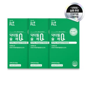 닥터필 술깨Q 숙취해소제 필름형 숙취해소 헛개추출물 10매 x 3케이스