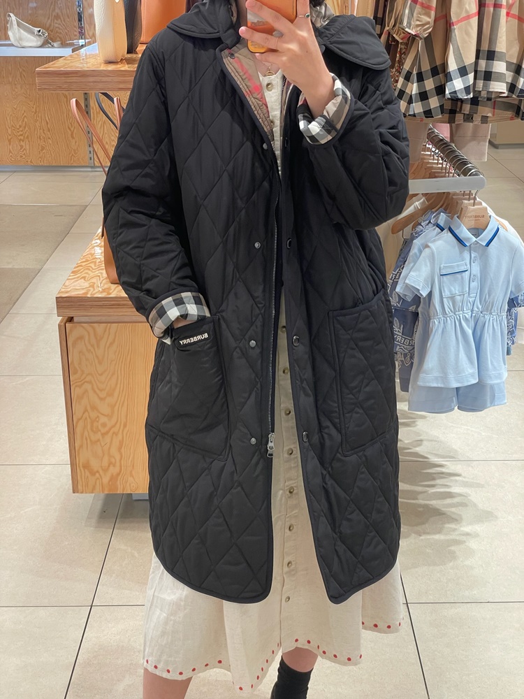 [영국아울렛] 버버리 파크게이트 퀼팅 롱 자켓 BLACK 80842091 80945811