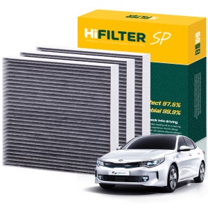 2+1 하이필터 기아 K5 PHEV JF 자동차 활성탄 에어컨필터, 3개 , HI-A001