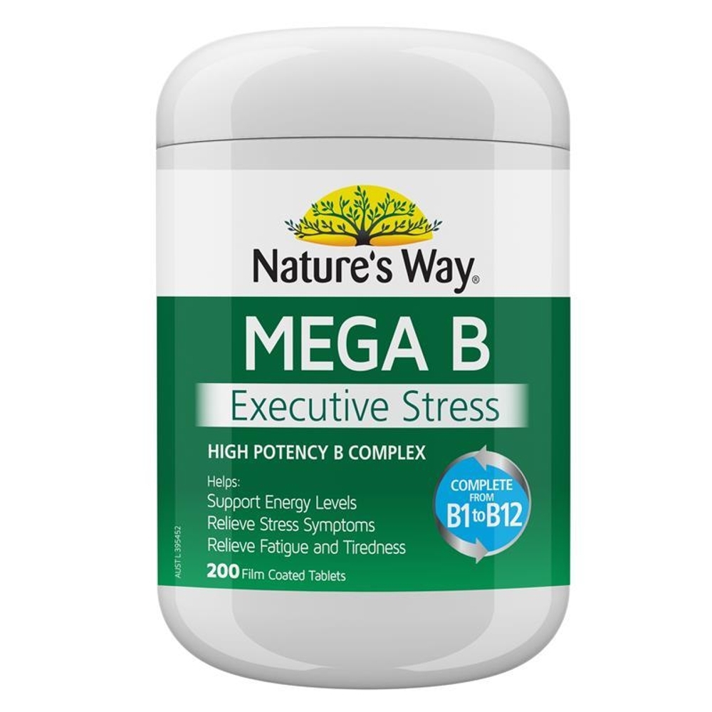 호주 Natures Way 메가 B 200 타블렛