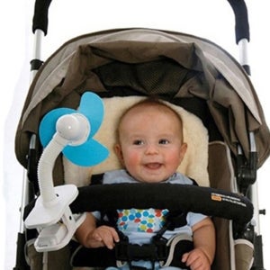 유모차선풍기 유모차 거치대 아기 자전거선풍기 악세사리