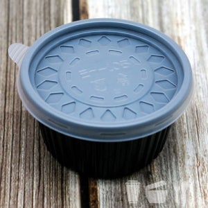 소스컵 105파이 중 1000세트 공기밥 국물용기(EH검정색 블랙)