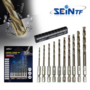 임팩 스테인레스 드릴비트 10p 세트 HSS6542 코발트 육각 스텐기리 드릴날