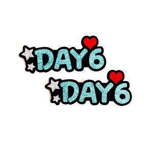 DAY6 데이식스 콘서트 굿즈 글리터 네임텍