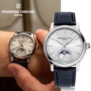 프레드릭콘스탄트 FC-716S3H6 클래식 문페이즈 데이트 오토매틱 남자 가죽시계 3년보증 백화점AS