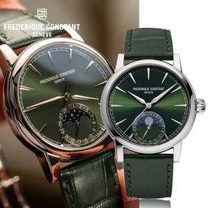 프레드릭콘스탄트 FC-716GR3H6 클래식 문페이즈 데이트 오토매틱 남자 가죽시계 3년보증 백화점AS