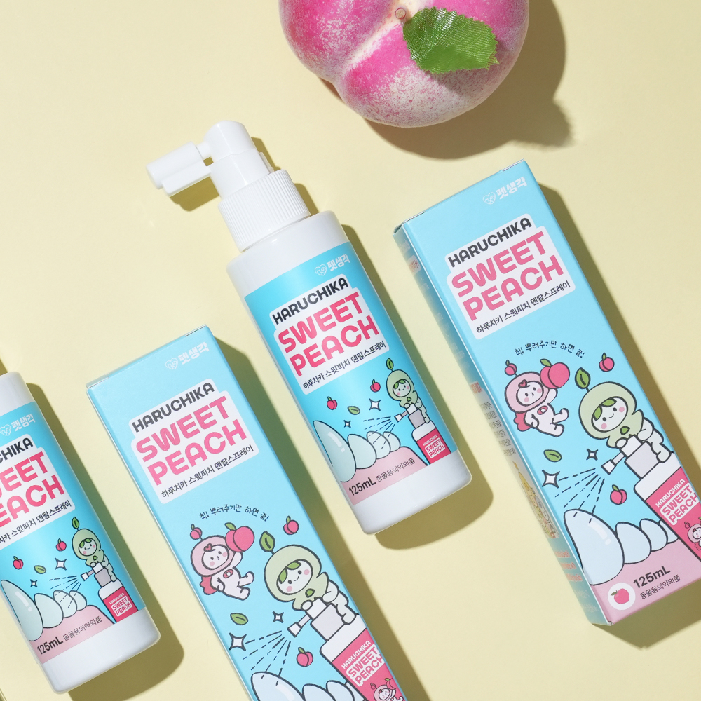 펫생각 뿌리는 강아지 치약 구강 덴탈 스프레이 입냄새 구취 치석 제거 125ml