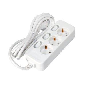 모노케어 3구 개별 스위치 16A 안전 멀티 탭 콘센트 10M