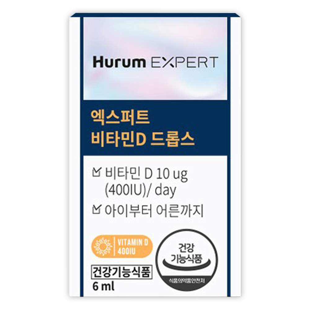 <b>휴럼</b> 엑스퍼트 <b>비타민D</b> 드롭스 6ml 1병
