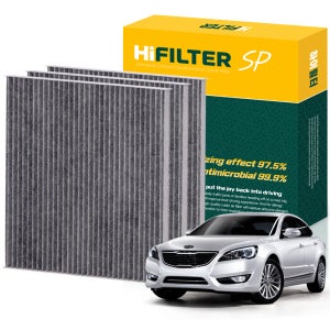 2+1 하이필터 기아 더 프레스티지 K7 VG 자동차 활성탄 에어컨필터, 3개 , HI-B002