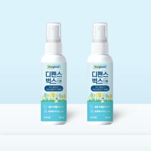 동국제약 디펜스벅스더블 60ml 1+1 모기 진드기 기피제 이카리딘