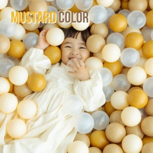 KC인증 토도 시그니처 볼풀공 머스터드컬러 73mm 대량 주문제작가능 당일발송 국내생산