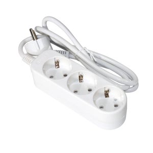 모노케어 3구 접지 10A 안전 멀티 탭 콘센트 3M