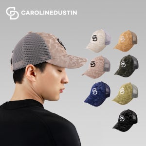 캐롤라인더스틴 카모 메쉬볼캡 밀리터리 트러커캡 빅사이즈모자
