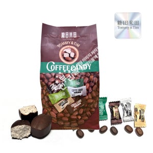 타미티미 커피콩캔디(300g) x 1봉 6가지맛 믹스 씹어먹는사탕 커피 사탕