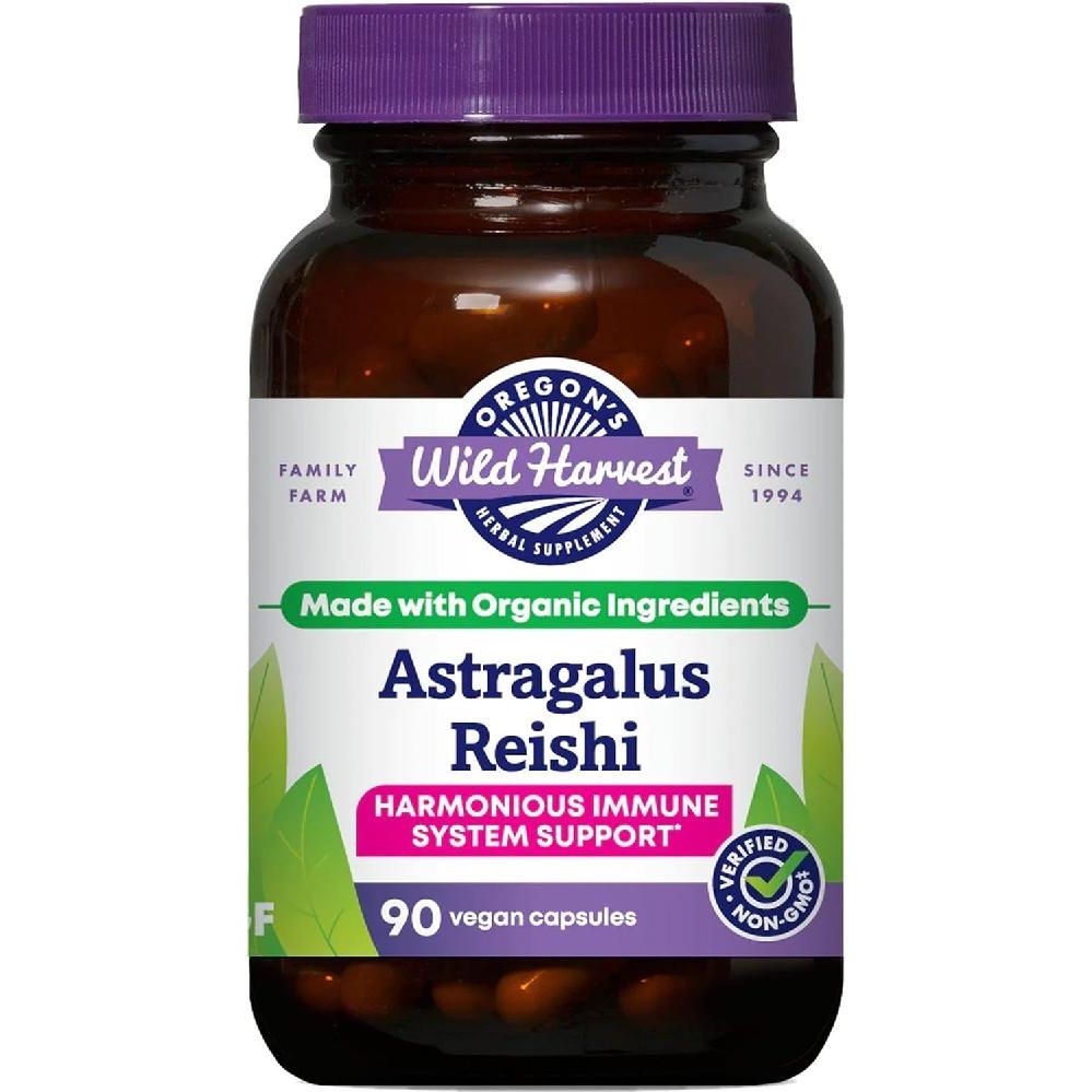 오레곤스 와일드 하비스트 아스트라갈루스 <b>레이쉬 90정</b> Astragalus Reishi