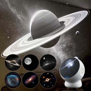 젤센 갤럭시 스페이스 우주 은하 무선 빔프로젝터 인테리어 조명 별 달 은하수 오로라 무드등 수면등 수유등 집들이 선물