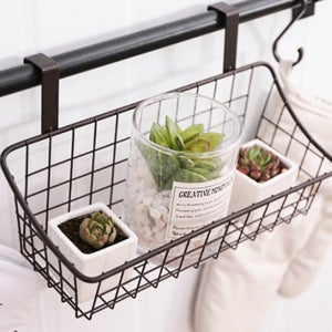 문걸이선반 베란다벽선반 공간활용 벽걸이철망 화분걸이