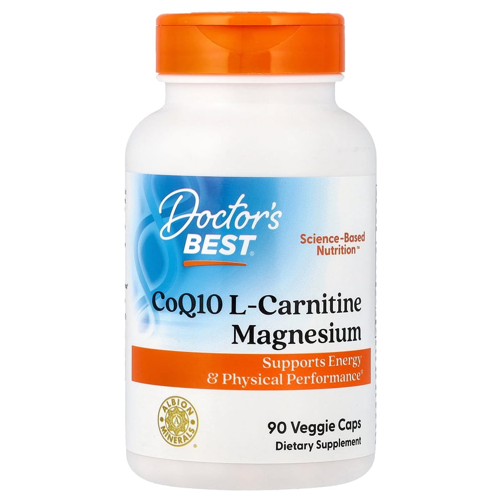 (아이허브) 닥터스베스트 <b>CoQ10</b> L-<b>카르니틴</b> 마그네슘 베지 캡슐 90정 해외직구