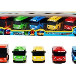 꼬마버스타요 미니카 5종세트 태엽 자동차 장난감 돌아기 생일선물