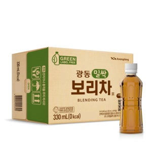 광동 밀싹보리차 무라벨 330ml 20개